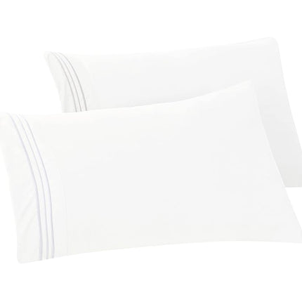 Elegant Comfort Solid Pillowcases 1500 Premium Hot