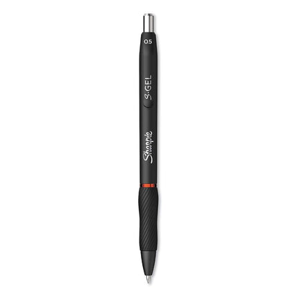 Sharpie S-Gel, Gel Pens, Fine Point (0.5mm), Red Ink Gel Pen, 12 Count