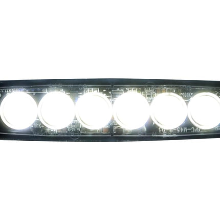 Buyers Products 8892201 Lumière Stroboscopique LED Claire 5", 6 LEDs, 23 Modes de Flash, Boîtier en Aluminium, Feux de Balisage Pour Véhicules Utilitaires