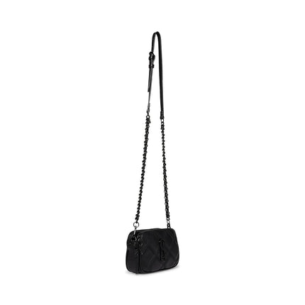 Steve Madden Women's Daisy Quilted Crossbody, Black, One Size