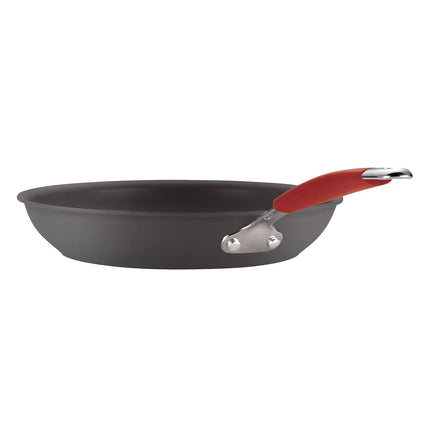 Rachael Ray 87633 Cucina Hard Anodized Nonstick Frying Pan Set/Fry Pan Set/Hard Anodized Skillet Set - 9.25 Inch and 11.5 Inch, Gray