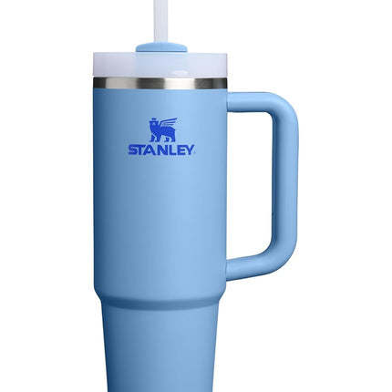 STANLEY Quencher H2.0 Tumbler with Handle and Straw 30 oz | Flowstate 3-Position Lid | Cup Holder Compatible for Travel | Insulated Stainless Steel Cup | BPA-Free | Blue Sky