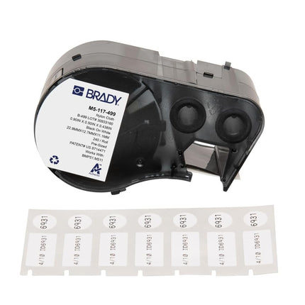 Brady Nylon Cloth Pre-Sized Labels for BMP51, BMP5