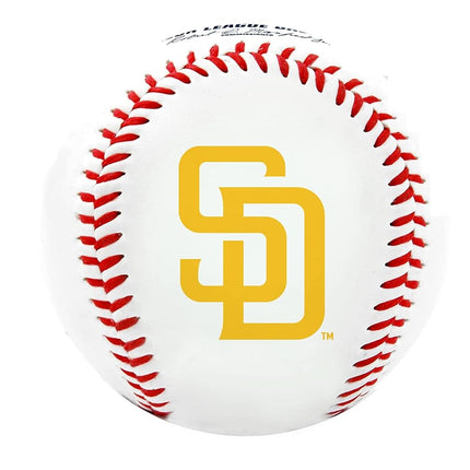 Rawlings MLB San Diego Padres Team Logo Baseball, Official, White