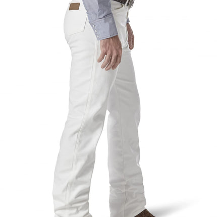 Wrangler Jean para Hombre 13MWZ Cowboy Cut Original Fit, Blanco, 34W x 30L