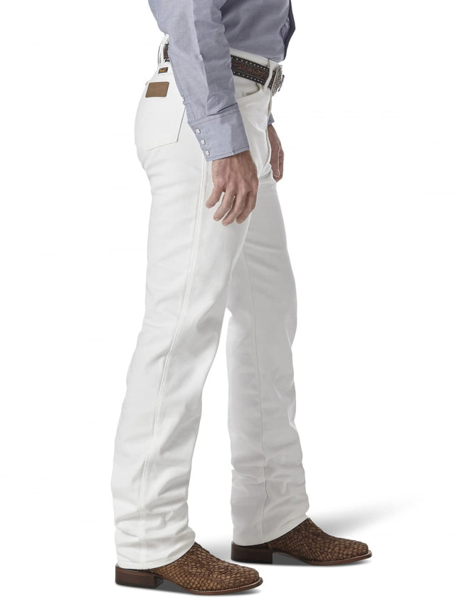 Wrangler Men�s 13MWZ Cowboy Cut Original Fit Jean, White, 34W x 30L