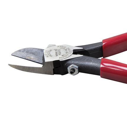 Klein Tools D227-7C Pliers, Adjustable Diagonal Cutting Pliers with Sping Loaded Flush Cutting Knives, Special Use Plastic Cutters