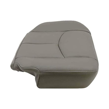 ECOTRIC Front Driver Side Bottom Seat Cover Gray# 922 Replacement Compatible with 2003-2006 Chevy Tahoe Avalanche Silverado Suburban GMC Yukon Pewter Synthetic Leather Seat Cover