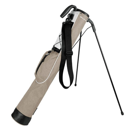 Orlimar Pitch 'n Putt Golf Lightweight Stand Carry Bag, Plaid Poly Mocha Brown
