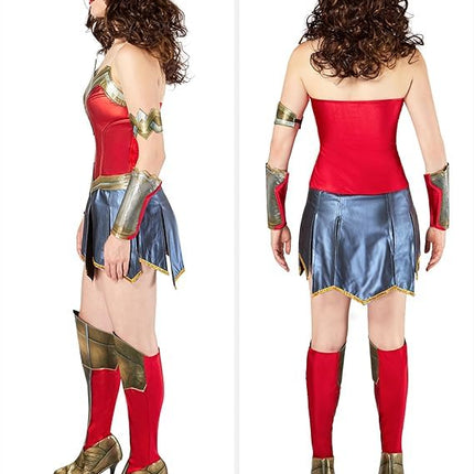 Rubies 701000L000 Dc Comics Wonder Woman 84 Costume Set Adult Sized, Women, Multicolour, 14-16 Halloween