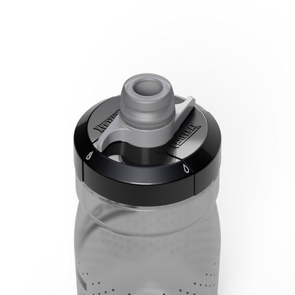 Camelbak PODIUM 710 ml – bike bottle – lightweight and compact – self-sealing cap – easy handling – leak-proof – fits in bottle holder – Smoke, size: OS
