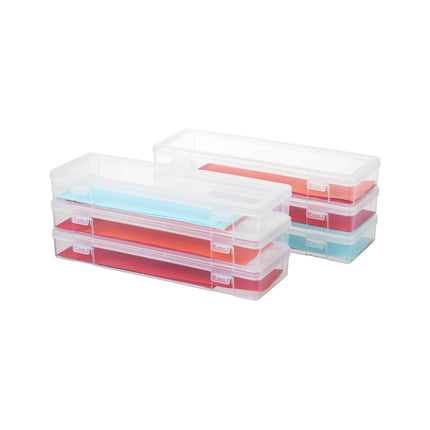 novelinks Plastic Clear Storage Containers for Org
