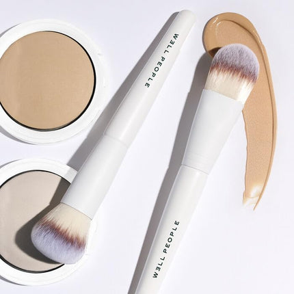 WELL PEOPLE - Vegan Bio Complexion Brush Set | Plant-Based, Cruelty-Free Clean Beauty (4 Pieces)
