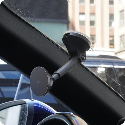 iOttie iTap 3 Magnetic Dash & Windshield Mount Car Phone Holder with Magnetic Ring Adapter. Compatible with Qi2, MagSafe, iPhone, and Android Smartphones.