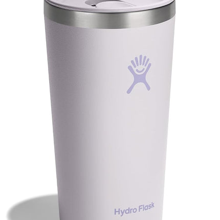 Hydro Flask All Around Tumbler Press-in Lid, Insulated Travel Mug, Stainless Steel Coffee Cup 20 Oz Cloud Pink