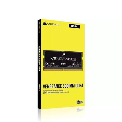 CORSAIR VENGEANCE SODIMM DDR4 RAM 16GB (1x16GB) Up to 3200MHz CL22-22-22-53 1.2V Intel AMD Laptop Notebook Memory - Black (CMSX16GX4M1A3200C22)
