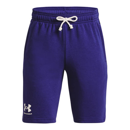 Under Armour Boys' Rival Terry Shorts, (468) Sonar