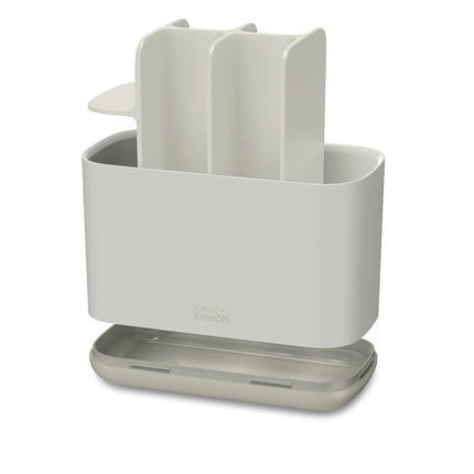 Joseph Joseph Easy-Store - Toothbrush Holder Caddy, Bathroom Storage, Large - Ecru