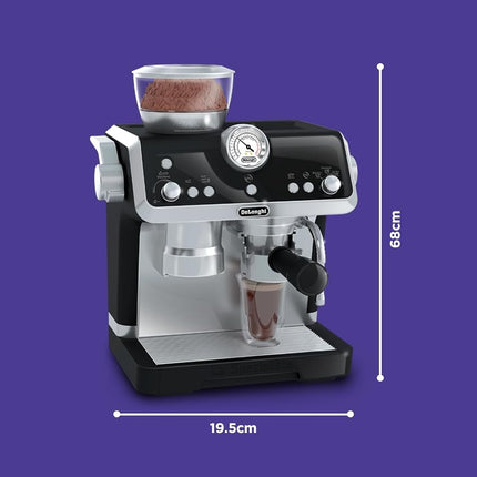 Casdon De'Longhi Toys. Barista Coffee Machine. Toy Kitchen Playset for Kids with Moving Parts, Realistic Sounds and Magic Coffee Reveal. for Children Aged 3+