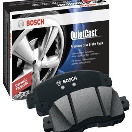 BOSCH BC884 QuietCast Premium Ceramic Disc Brake Pad Set - Compatible with Select Toyota Highlander; FRONT