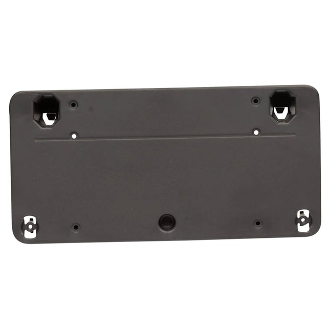 TRQ Front License Plate Bracket Black Compatible w