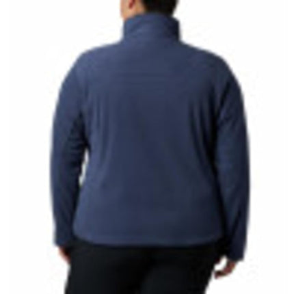 Columbia Women's Fast Trek Jacket, Full Zip Fleece Jacket, Nocturnal, Size XL