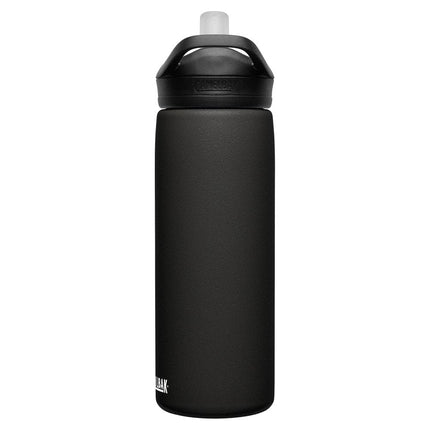 Botella de agua CamelBak Eddy+ con pajita de 591 ml - Acero inoxidable aislado, negra
