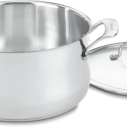 CUISINART 444-24 Contour Stainless 6-Quart Saucepo