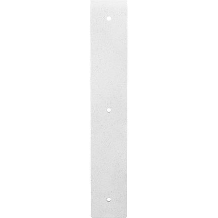 Ekena Millwork BKTM02X12X12HAHWH Steel Bracket Hamilton, 2"W x 12"D x 12"H, Hammered White