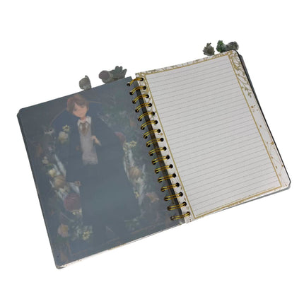 Innovative Designs Harry Potter Tab Journal Notebook, Herbology - Spiral Bound, 144 Lined Pages, 8 x 7 inches