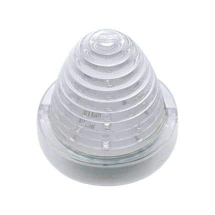 United Pacific 38279 13LED Beehive Truck-Lite Style Cab Light, Polycarbonate Lens, Sealed Housing, DOT/SAE P2, IP67 – Amber LED/Clear Lens - ONE Unit