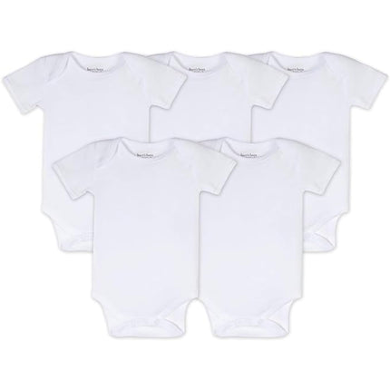 Burt's Bees Baby Unisex Baby Bodysuits, 5-Pack Sho