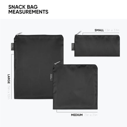 Simple Modern Disney Reusable Snack Bags for Kids, Girls, Boys | Food Safe, BPA & Phthalate Free Zip Pouches | Washable & Refillable Sandwich Bag | Ellie Collection | 3 pack | Cars Lightning Speed