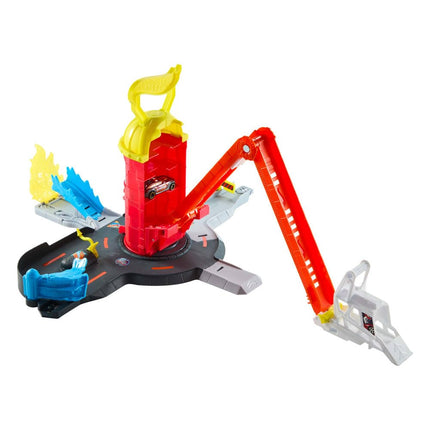 Hot Wheels City Super Fire Station Rescue Playset & Toy Fire Truck