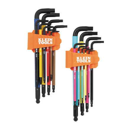 KLEIN TOOLS BLS18 Hex Key Wrench Set, Color Coded,