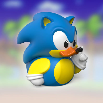 TUBBZ: SEGA Sonic the Hedgehog - Sonic Rubber Duck Collectable Toy 9 cm