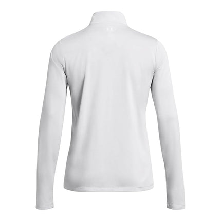 Under Armour Women's Tech 1/2 Zip Twist T-Shirt Halo Gray/White L L