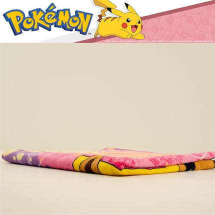 Franco Pokemon Girl Anime Kids Super Soft Cotton Bath/Pool/Beach Towel, 58 in x 28 in