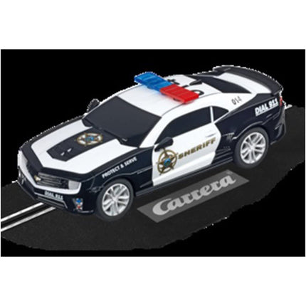 Carrera Go!!! 20064031 2015 Chevrolet Camaro ZL1 Sheriff 1:43 Scale Slot Car, With Flashing Lightbar, Suitable For Ages 6 Years+
