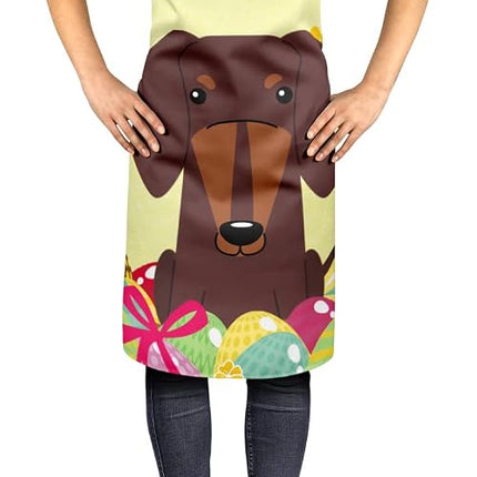 Easter Eggs Dachshund Chocolate Apron BB6131APRON