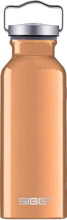 Sigg - Aluminium Water Bottle - Original Copper - Climate Neutral Certified - Suitable For Carbonated Beverages - Leakproof - Lightweight - BPA Free - 0.5 L