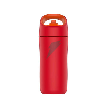 Gatorade Kids' Rookie Red Metal Water Bottle, 12oz, Stainless Steel Bottle, Double-Wall Insulation, Vacuum Insulated, Thermo Mug, Keeps Drinks Hot and Cold