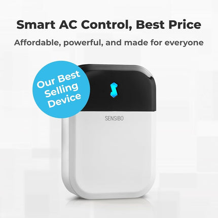 Sensibo Sky, Smart Home Air Conditioner System - Quick & Easy Installation. Maintains Comfort with Energy Efficient App - Automatic On/Off. Wifi, Google, Alexa and Siri. (White)