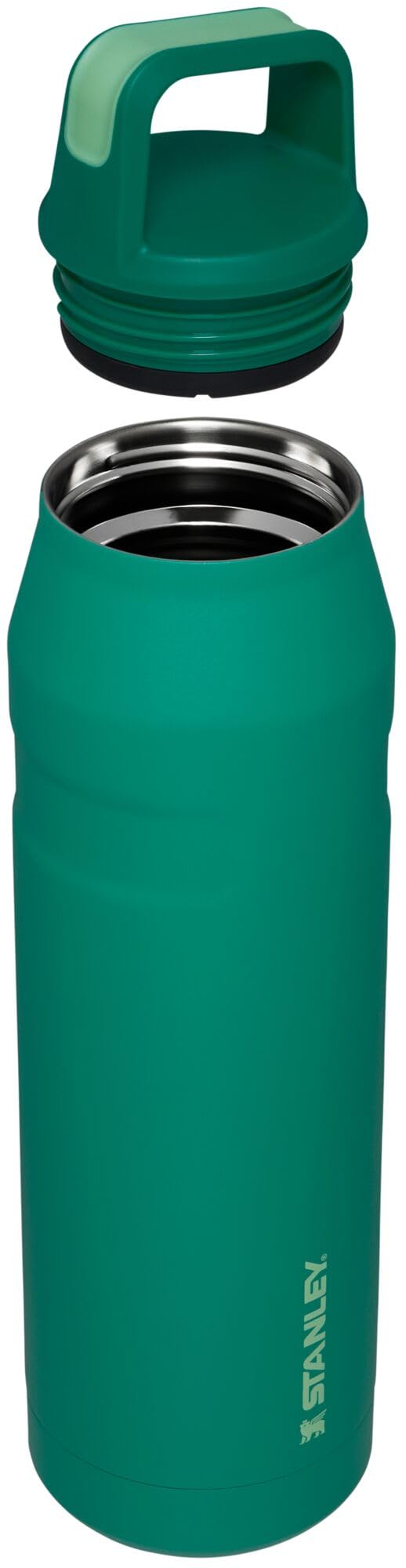 STANLEY IceFlow Cap and Carry Water Bottle 36 oz | Wide Mouth Twist Lid | Lightweight and Leakproof for Travel and Sports | Insulated Stainless Steel | BPA-Free | Alpine