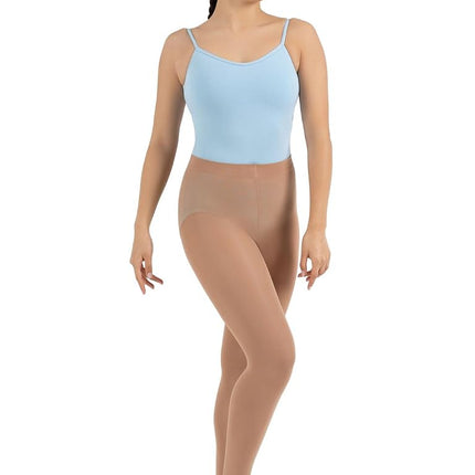 Capezio Women's Ultra Soft Footed Tight, Light Tab