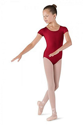 Bloch Dance Girls Dujour Microlux Short Sleeve Leo