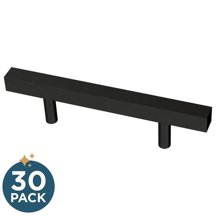 Franklin Brass 3" (76mm) Simple Square Bar Pull (30-Pack)