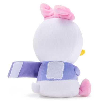 DISNEY STORE Official Mini Mix-Its Plushies – Daisy Duck - Cute Stuffed Animals - Mix & Match Detachable Hats - Hook and Loop Strap - Plush Toys for Kids and Collectors, 7 Inch