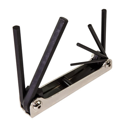 KLEIN TOOLS 70580 Folding Hex Key Set, Six-Key, Metric Sizes