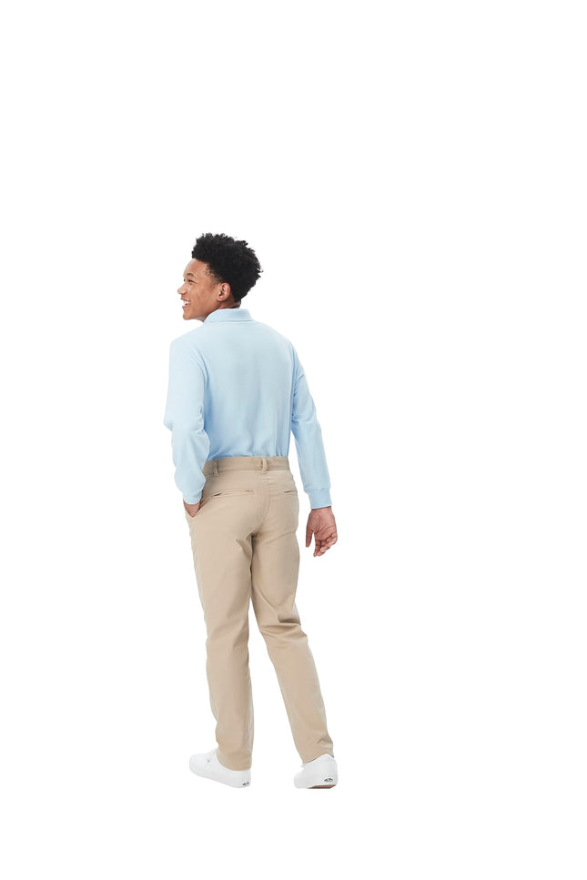 French Toast Pantalon Chino en Twill Extensible Coupe Droite Homme, Kaki, 30W x 30L